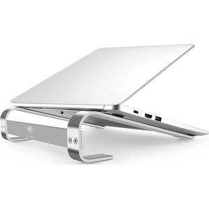 iMoshion Laptop Standaard - Laptopstandaard Anti Slip - Universele Laptophouder - Aluminium - Zilver