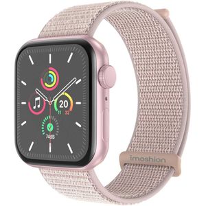 iMoshion Nylon⁺ bandje voor de Apple Watch Series 1-9 / SE / Ultra (2) - 42/44/45/49 mm - Light Pink