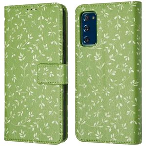 iMoshion Design Bookcase voor de Samsung Galaxy S20 FE - Green Flowers