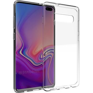 Accezz Clear Backcover voor Samsung Galaxy S10 Plus - Transparant