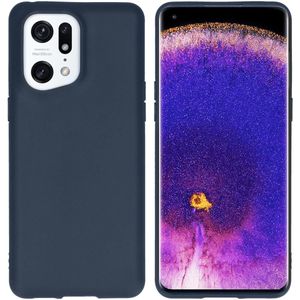 iMoshion Color Backcover voor de Oppo Find X5 Pro 5G - Donkerblauw