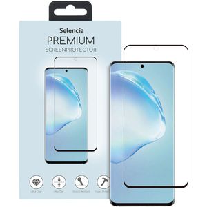 Selencia Gehard Glas Premium Screenprotector voor de Samsung Galaxy S20 - Zwart