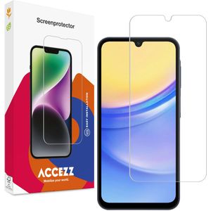 Accezz Gehard Glas Screenprotector voor de Samsung Galaxy A15 (5G/4G)