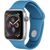 iMoshion Siliconen bandje voor de Apple Watch Series 1-8 / SE / Ultra - 42/44/45/49 mm  - Blauw