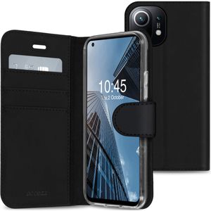 Accezz Wallet Softcase Bookcase voor de Xiaomi Mi 11 - Zwart