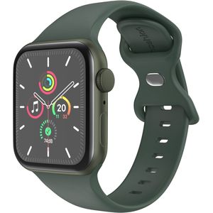 iMoshion Siliconen⁺ bandje voor de Apple Watch Series 1-9 / SE - 38/40/41 mm - Olive - Maat S/M