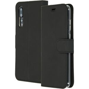 Accezz Wallet Softcase Bookcase voor Huawei P20 Pro - Zwart