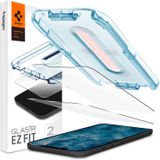 Spigen GLAStR EZ Fit Screenprotector + Applicator voor de iPhone 12 (Pro)