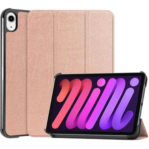 iMoshion Trifold Bookcase voor de iPad Mini 6 (2021) - Rosé Goud