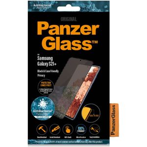 PanzerGlass Case Friendly Privacy Anti-Bacterial Screenprotector voor de Samsung Galaxy S21 Plus