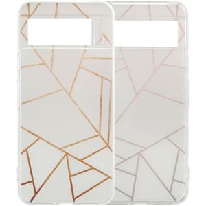 iMoshion Design hoesje voor de Google Pixel 8 - White Graphic