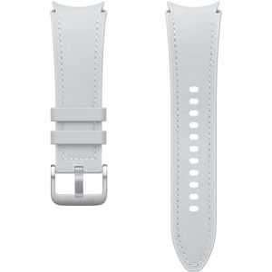 Samsung Originele Hybrid Vegan Leather Band S/M voor de Galaxy Watch 6 / 6 Classic / 5 / 5 Pro - Silver