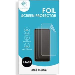iMoshion Screenprotector Folie 3 pack voor de Oppo A74 (5G) / A54 (5G)
