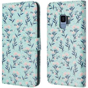 iMoshion Design Bookcase voor de Samsung Galaxy S9 - Blue Flowers