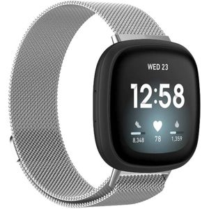 iMoshion Milanees Watch bandje voor de Fitbit Versa 4 / 3 / Sense (2) - Zilver