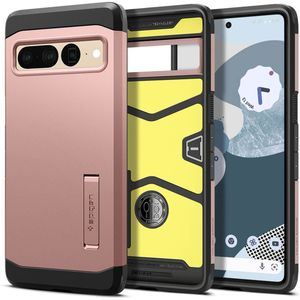 Spigen Tough Armor Backcover voor de Google Pixel 7 Pro - Rose Gold