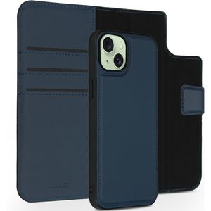 Accezz Premium Leather 2 in 1 Wallet Bookcase voor de iPhone 15 Plus - Donkerblauw