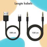 imoshion Draadloze Kinderkoptelefoon Unicorn LED Light - Decibelbegrenzer - Met AUX kabel - Soft Blue / Yellow