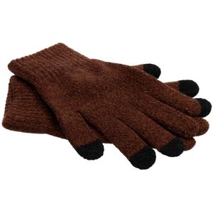 iMoshion Bruine effen touchscreen handschoenen