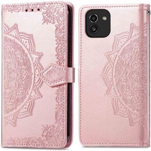 iMoshion Mandala Bookcase voor de Samsung Galaxy A03 - Rosé Goud