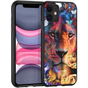 iMoshion Design hoesje voor de iPhone 11 - Jungle - Leeuw