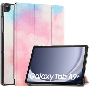 iMoshion Trifold Design Bookcase voor de Samsung Galaxy Tab A9 Plus - Sky