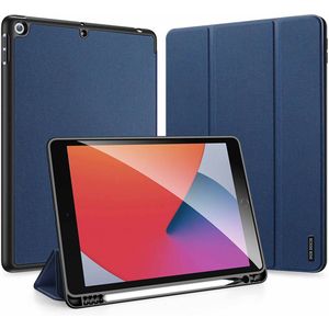 Dux Ducis Domo Bookcase voor de iPad 9 (2021) 10.2 inch / iPad 8 (2020) 10.2 inch / iPad 7 (2019) 10.2 inch - Blauw
