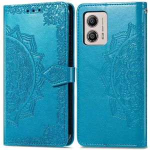 iMoshion Mandala Bookcase voor de Motorola Moto G53 - Turquoise