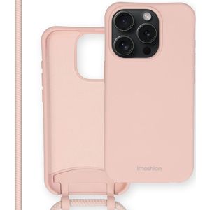 iMoshion Color Backcover met afneembaar koord voor de iPhone 15 Pro - Roze