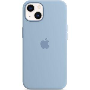 Apple Silicone Backcover MagSafe voor de iPhone 13 - Blue Fog