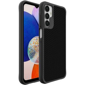 iMoshion Rugged Hybrid Carbon Case voor de Samsung Galaxy A15 (5G/4G) - Black / Carbon