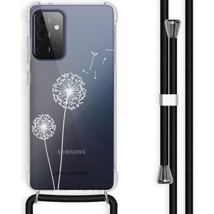 iMoshion Design hoesje met koord voor Samsung Galaxy A72 - Paardenbloem - Wit