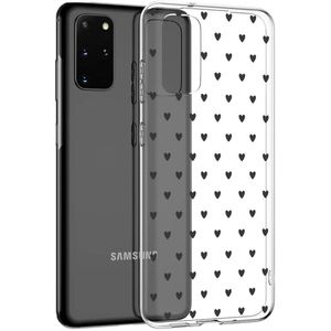 iMoshion Design hoesje voor de Samsung Galaxy S20 Plus - Hartjes - Zwart