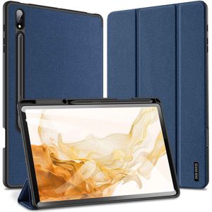 Dux Ducis Domo Bookcase voor de Samsung Galaxy Tab S8 Plus / S7 Plus - Blauw
