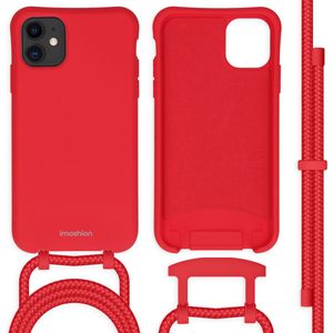 imoshion Color Backcover met afneembaar koord voor de Apple iPhone 11 - Rood