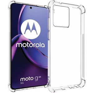iMoshion Shockproof Case voor de Motorola Moto G84 - Transparant