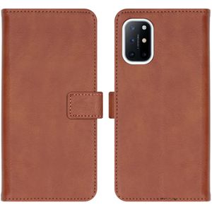 iMoshion Luxe Bookcase voor de OnePlus 8T - Bruin