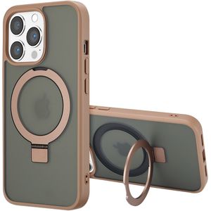 Accezz Ring Stand Backcover met MagSafe voor de iPhone 13 Pro - Brown