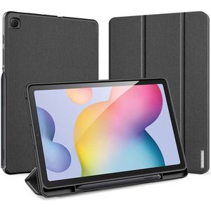 Dux Ducis Domo Bookcase voor de Samsung Galaxy Tab S6 Lite / Tab S6 Lite (2022) - Zwart