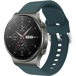 iMoshion Siliconen bandje voor de Huawei Watch GT 2 / Pro / 2e Sport 46 mm - Donkergroen