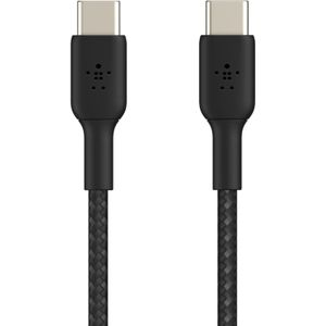 Belkin Boost↑Charge™ Braided USB-C naar USB-C kabel - 1 meter - Zwart