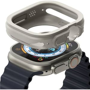 Ringke Air Sports Case voor de Apple Watch Ultra (2) - 49 mm - Warm Grijs