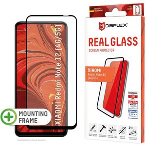 Displex Screenprotector Real Glass Full Cover voor de Xiaomi Redmi Note 12