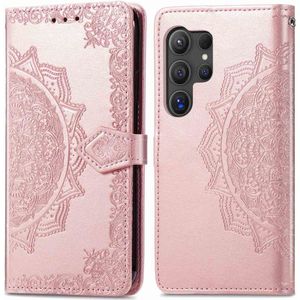 imoshion Mandala Bookcase voor de Samsung Galaxy S24 Ultra - Rosé Goud