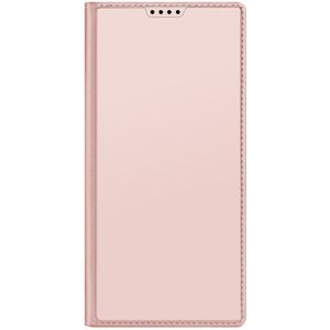 Dux Ducis Slim Softcase Bookcase voor de Samsung Galaxy S23 Ultra - Rosé Goud