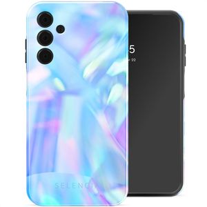 Selencia Vivid Tough Backcover voor de Samsung Galaxy A15 (5G/4G) - Holographic Blue Dream