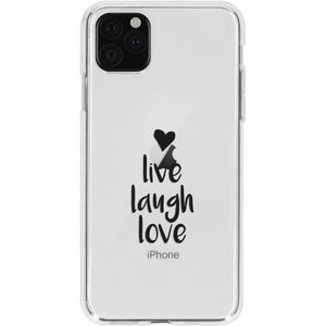 Design Backcover voor de iPhone 11 Pro Max - Live Laugh Love