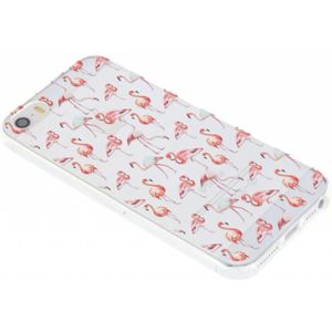 Design Backcover voor iPhone SE / 5 / 5s - Flamingo