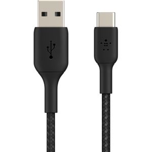 Belkin Boost↑Charge™ Braided USB-C naar USB kabel - 1 meter - Zwart