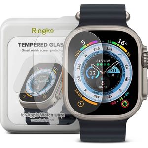 Ringke Tempered Glass Screenprotector 4-pack voor de Apple Watch Ultra (2) - 49 mm